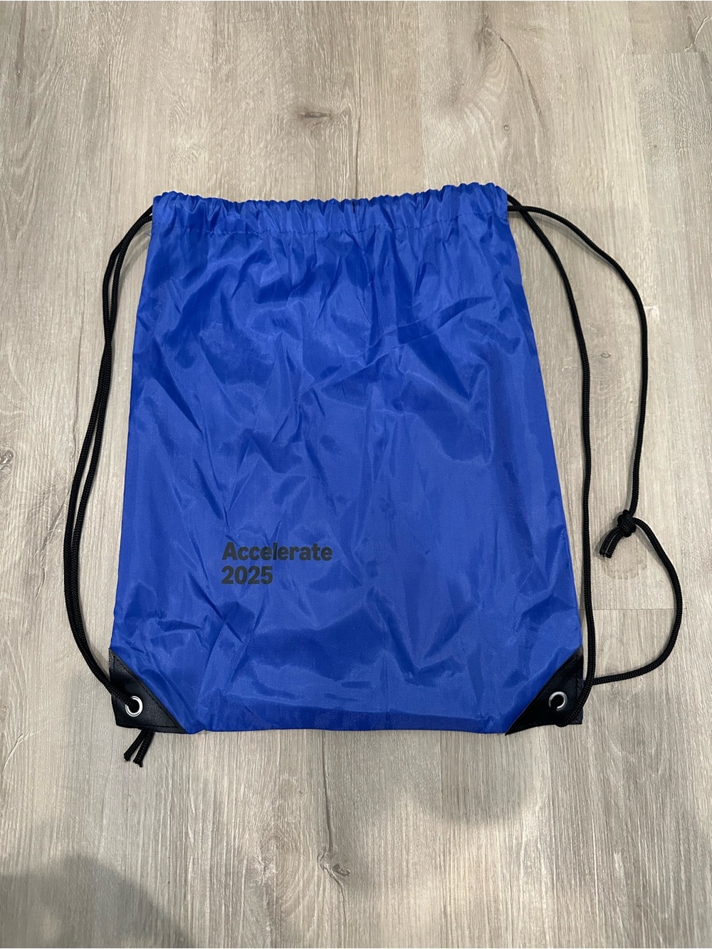 Amazon Accelerate 2025 Conference Blue Drawstring Bag (NWOT)